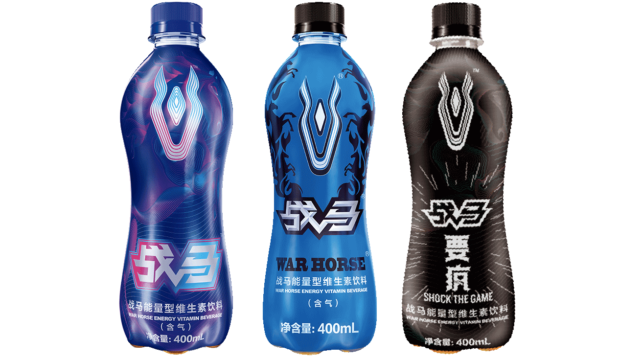 戰(zhàn)馬藍(lán)瓶（含氣型）